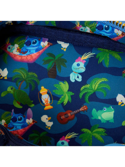 Loungefly x Disney Stitch Camping Crossbuddies Bag