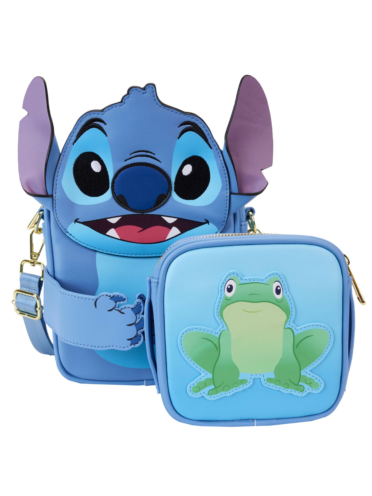 Loungefly x Disney Stitch Camping Crossbuddies Bag