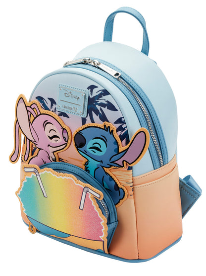 Loungefly x Disney Stitch & Angel Snow Cone Mini Backpack