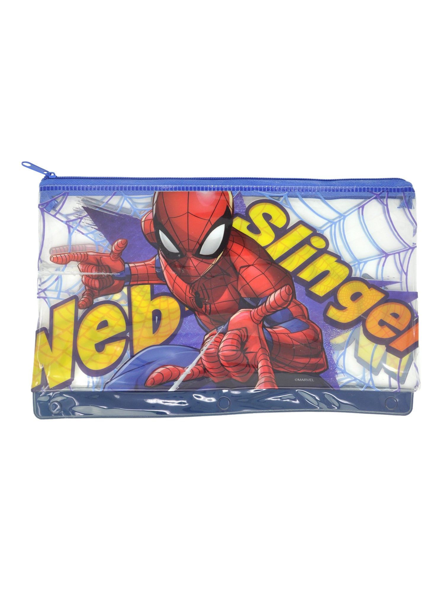 Spidey Miles Morales 15" Backpack w/ Spider-Man 3-Ring Zipper Pencil Pouch Set