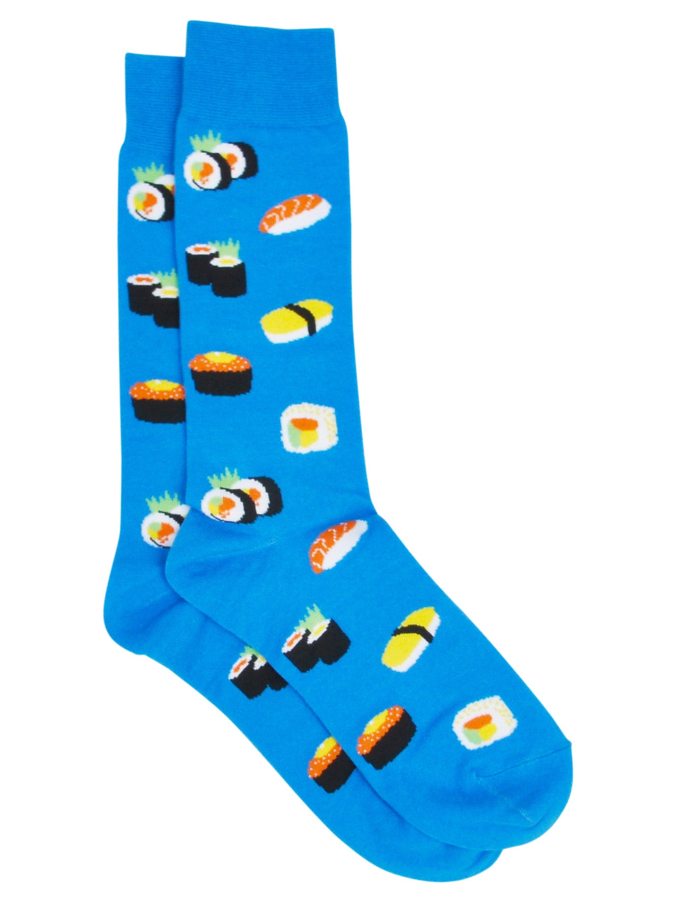 Men's Sushi & Sashimi Dress Socks & Hot Sauce Chili Peppers Socks 2-Pair Set