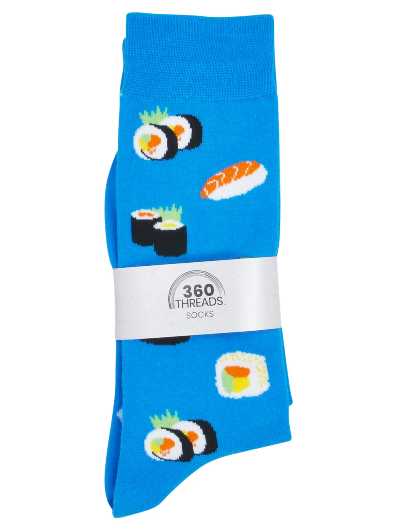 Men's Sushi & Sashimi Food Dress Socks & Avocados Novelty Dress Socks 2-Pair Set