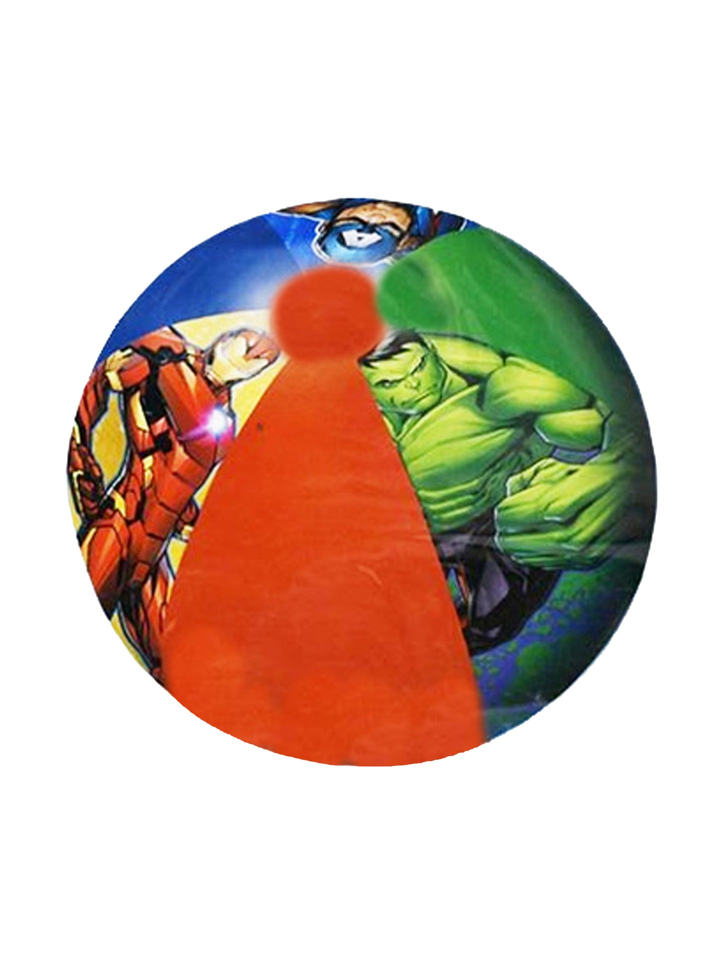 Kids Marvel Avengers Beach Ball Inflatable 13.5" Iron Man Hulk Marvel 3-Pack Set