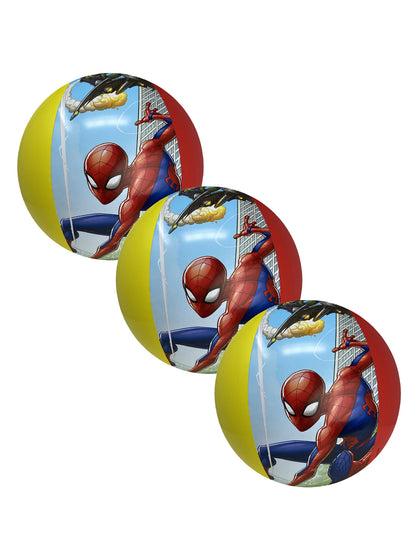 Marvel Spider-Man Kids Inflatable Pool Beach Ball 13.5" 3 Pack Set