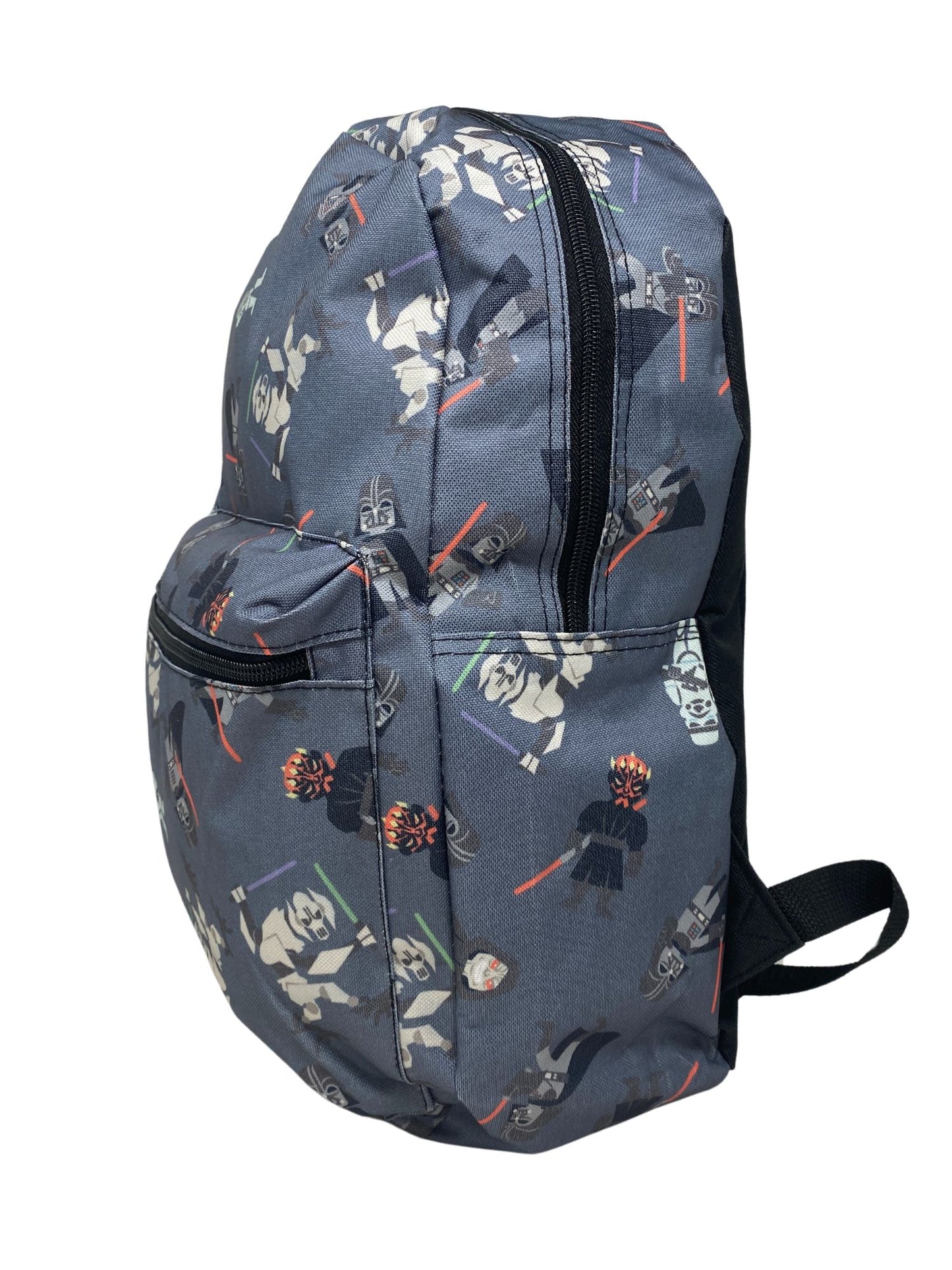 Star Wars Darth Vader Backpack 16" All-over Print Dark Side w/ Front Pocket