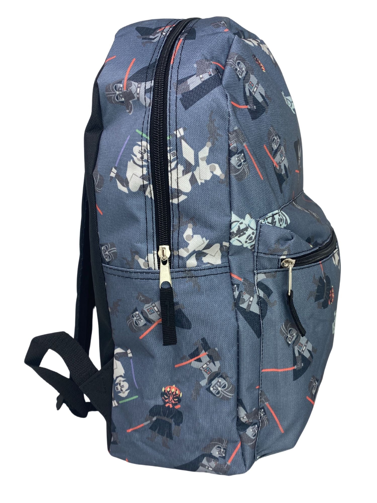 Star Wars Darth Vader Backpack 16" All-over Print Dark Side w/ Front Pocket