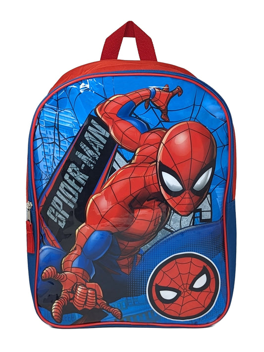 Spider-Man 15" Backpack School Book Bag Marvel Comics Bag Boys Blue