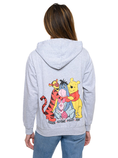 Disney Womens and Women's Plus Eeyore Winnie The Pooh Tigger Hoodie Sweatshirt