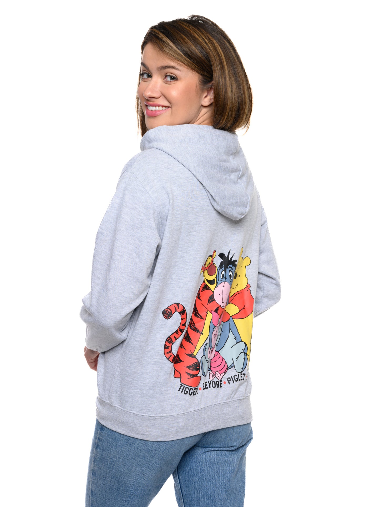 Disney Womens and Women's Plus Eeyore Winnie The Pooh Tigger Hoodie Sweatshirt