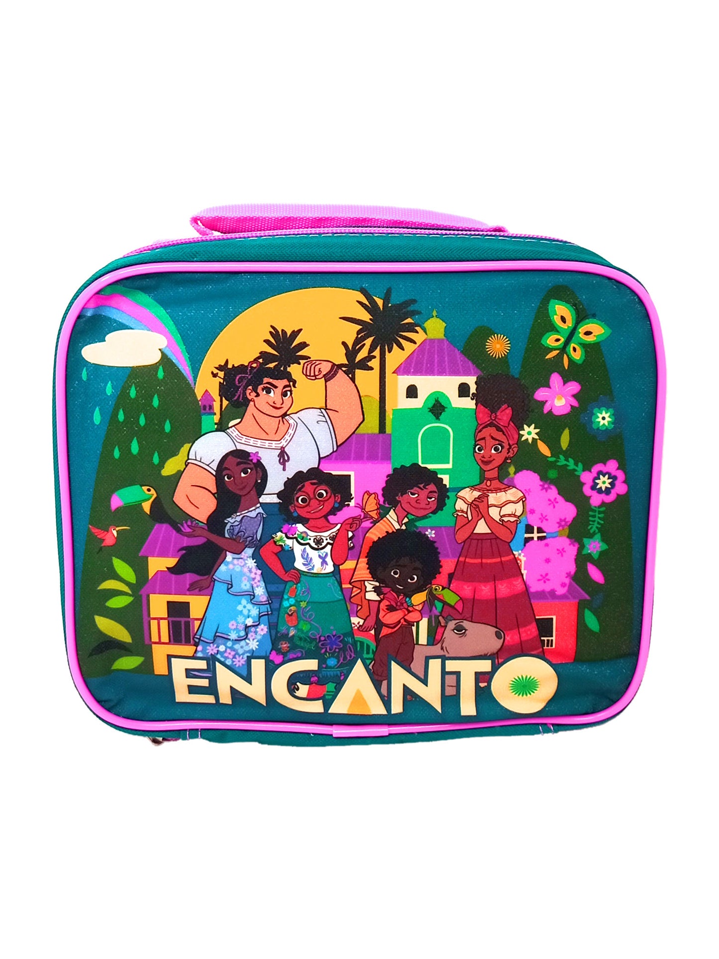 Encanto School Lunch Bag Insulated Madrigal Family w/ 2-Pack Food Container Set