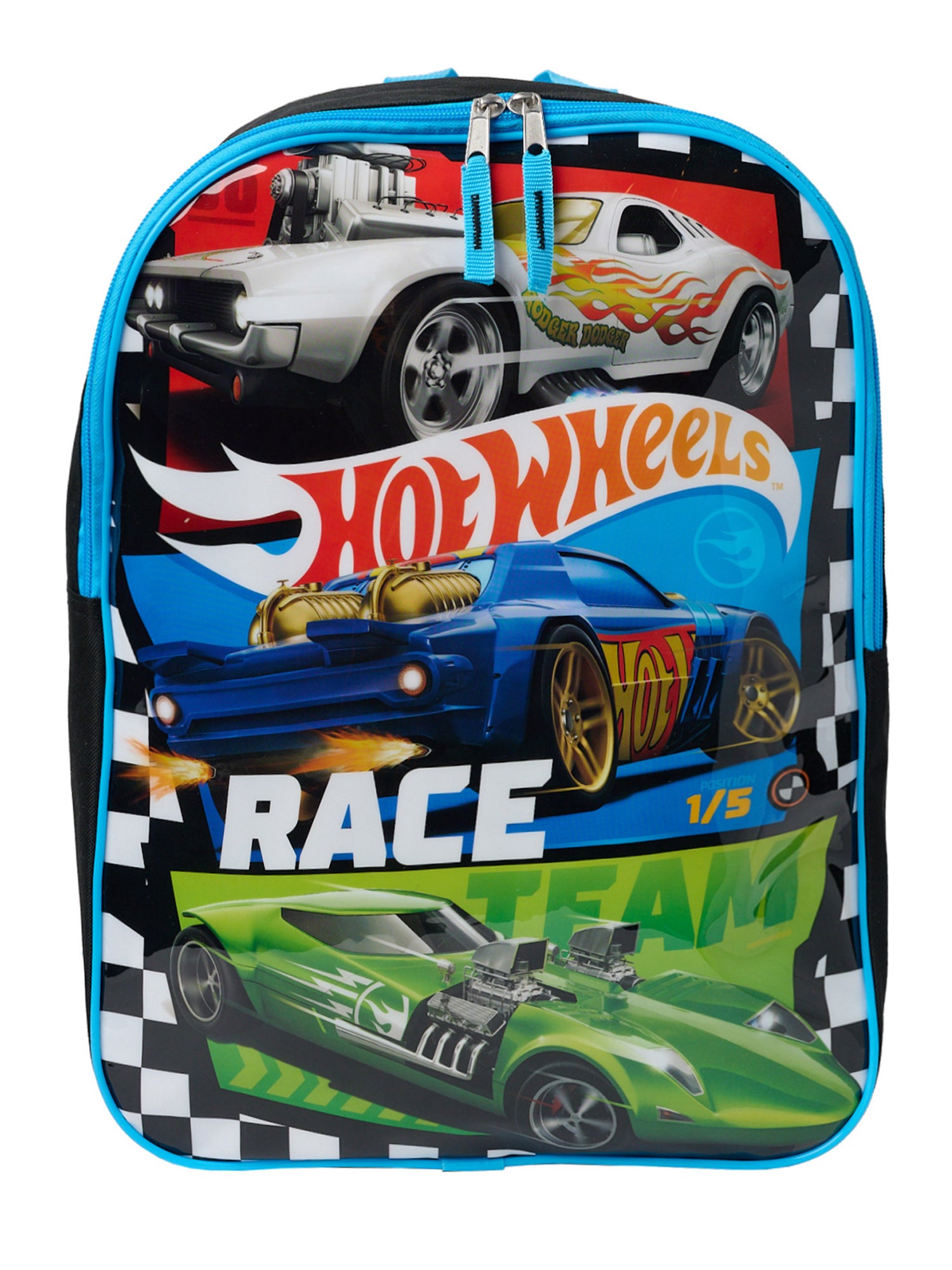 Hot Wheels Backpack and Insulated Lunch Bag 2-Piece School Set Boys Race Cars