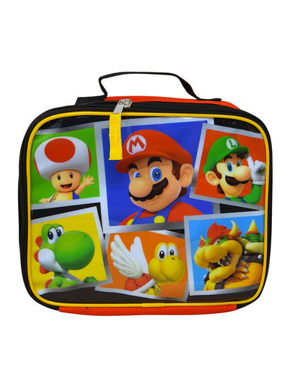 Nintendo Mario Lunch Bag Boys Insulated Reusable Luigi Yoshi Bowser Toad