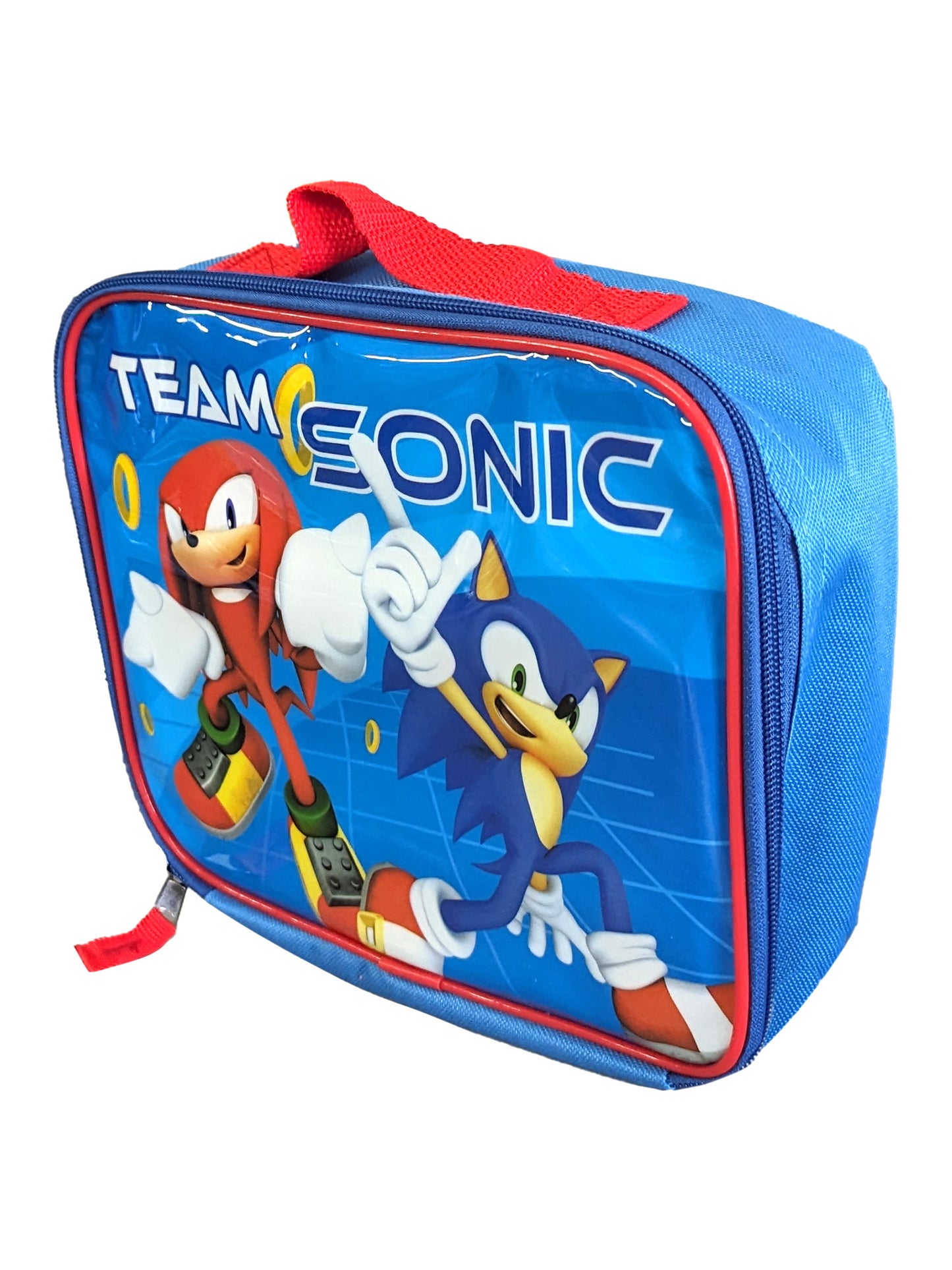 Sonic The Hedgehog Lunch Bag Insulated Knuckles Team Sonic Blue Red Boys Girls