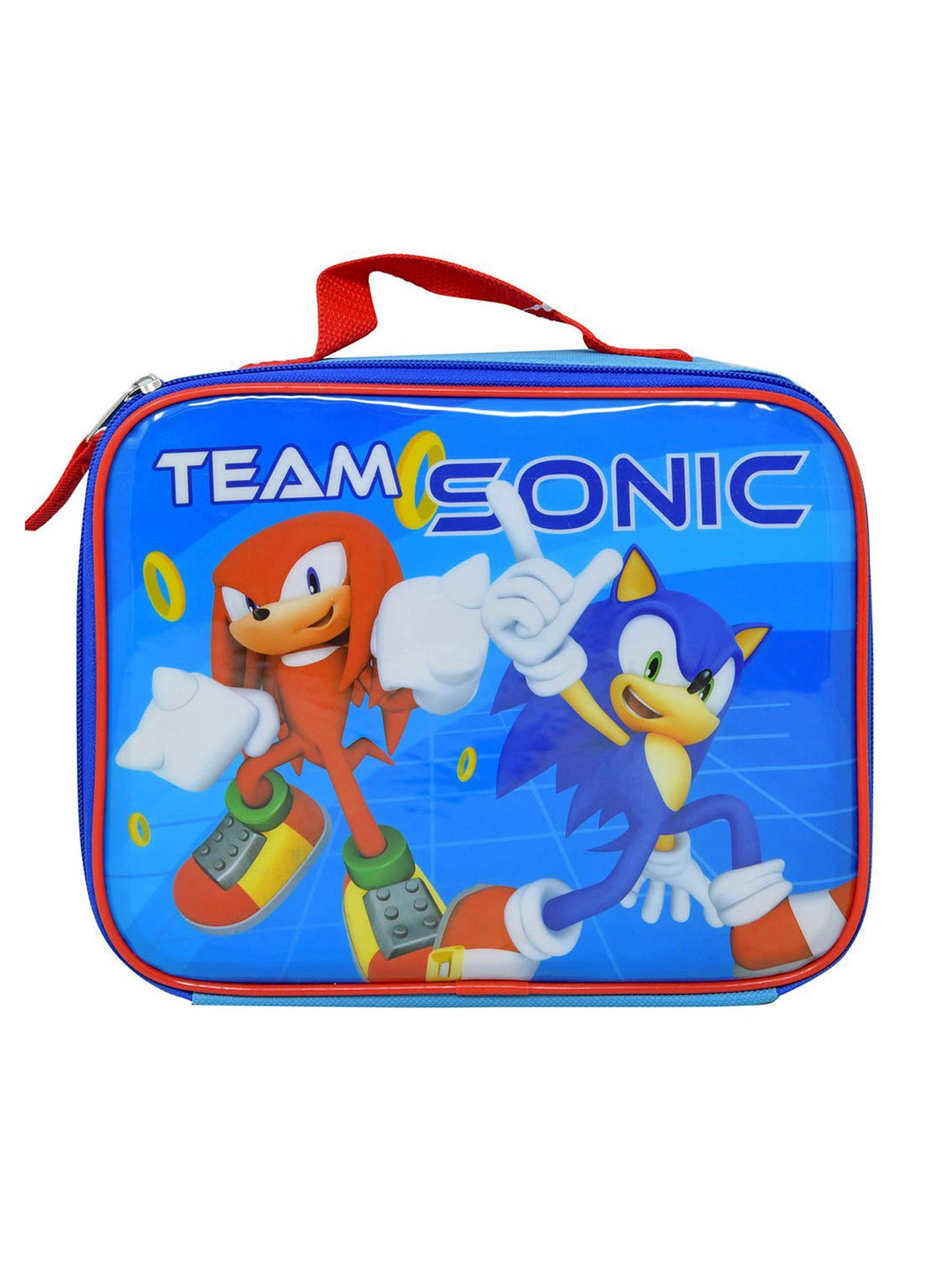 Team Sonic Knuckles Insulated Lunch Bag & 2-Pack Snack Container Set