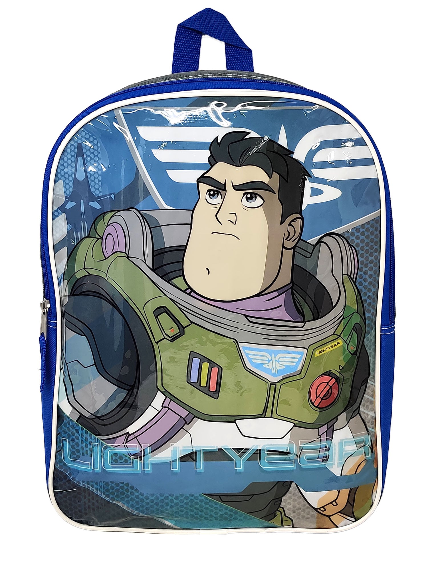 Buzz Lightyear Backpack 15" w/ Pencil Case Set Disney Astronaut Space School Bag