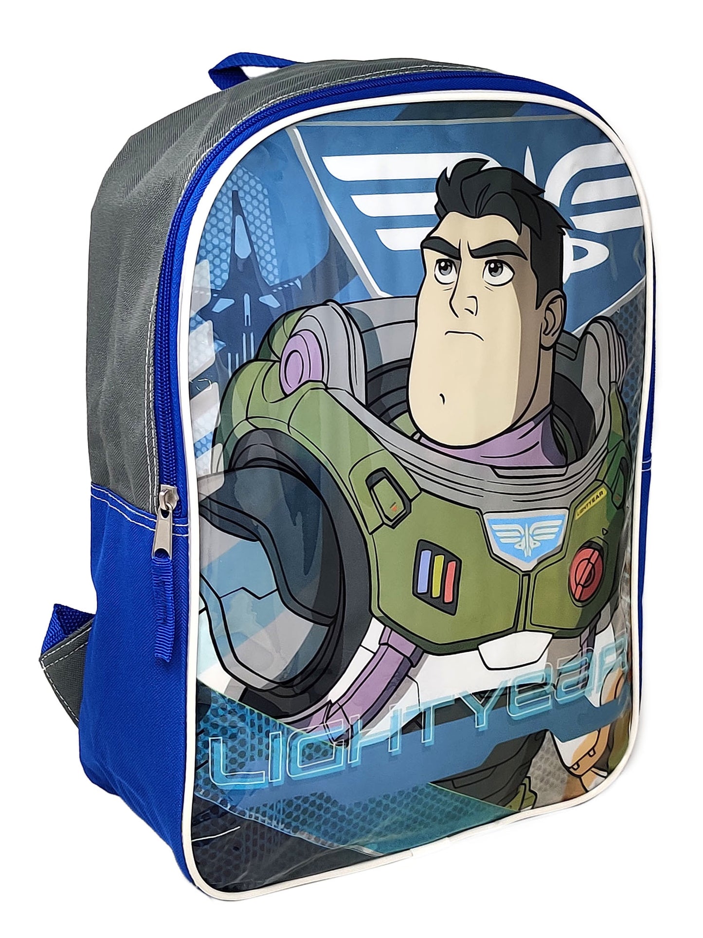 Buzz Lightyear Backpack 15" w/ Pencil Case Set Disney Astronaut Space School Bag