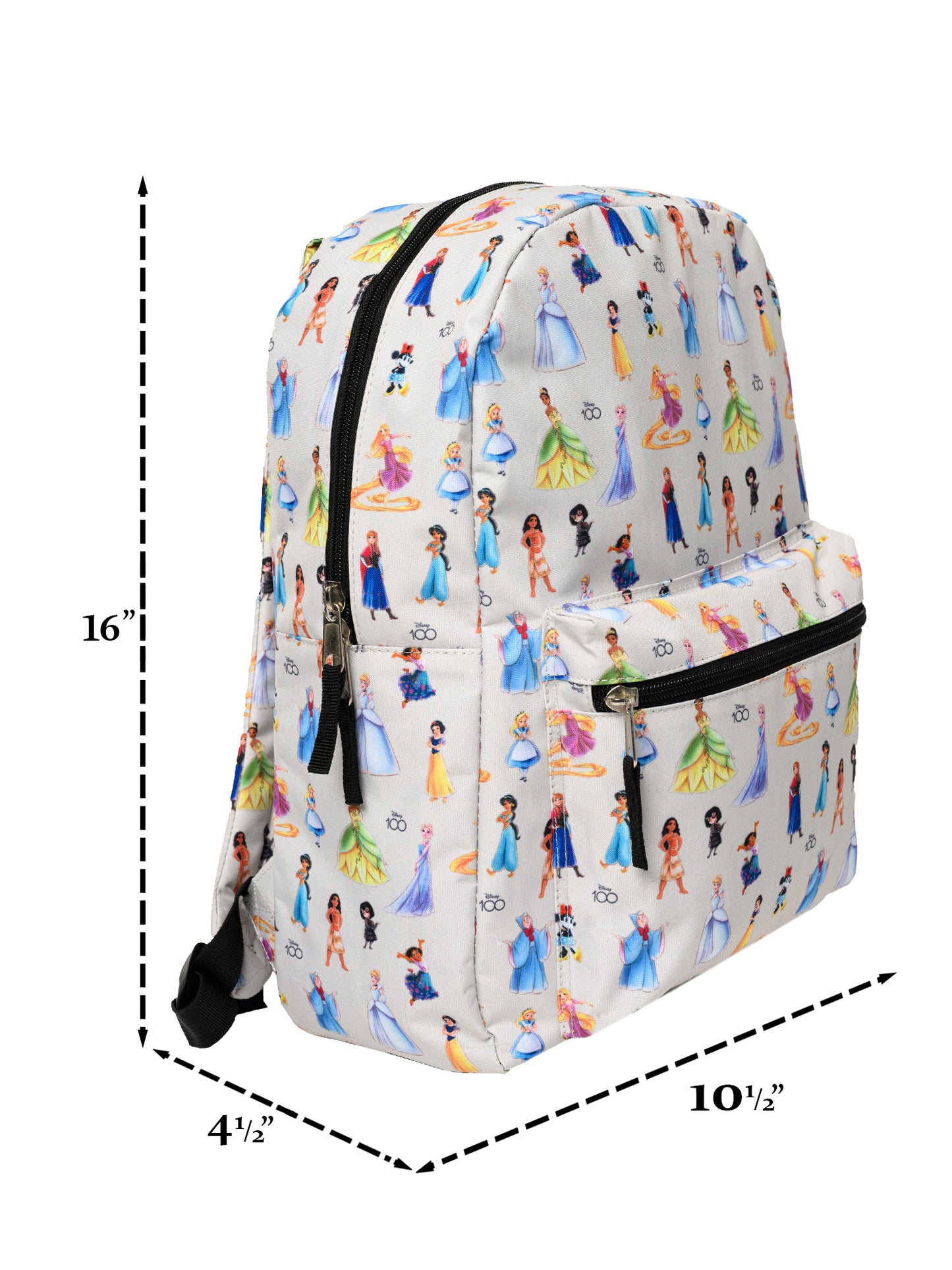 Disney Princesses All-Character Laptop Backpack Deluxe 16" Minnie Durable D100