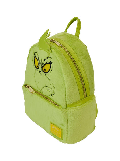 Loungefly x Dr. Seuss The Grinch Light-Up Plush Mini Backpack Cosplay