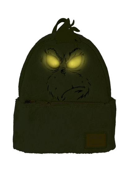 Loungefly x Dr. Seuss The Grinch Light-Up Plush Mini Backpack Cosplay