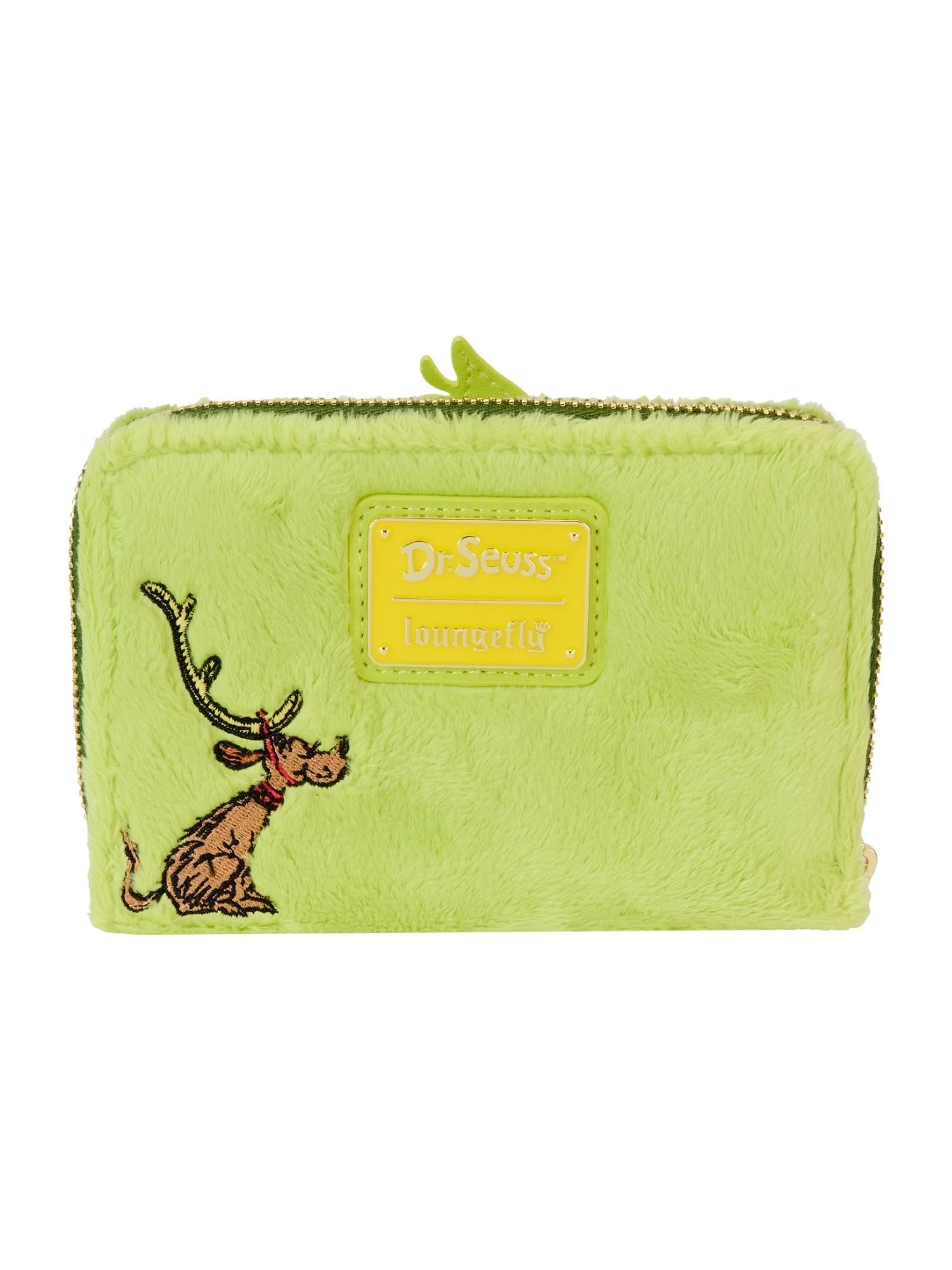 Loungefly x Dr Seuss The Grinch Plush Wallet Zip Around