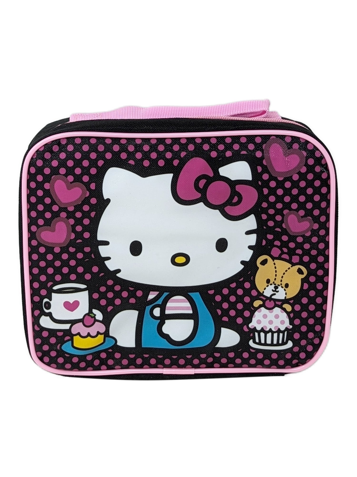 Hello Kitty Insulated Lunch Bag Girls Tiny Chum Cupcakes Hearts