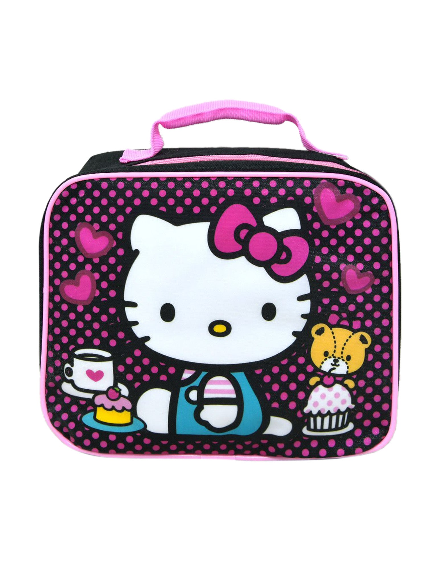 Hello Kitty Insulated Lunch Bag Girls Tiny Chum Cupcakes Hearts