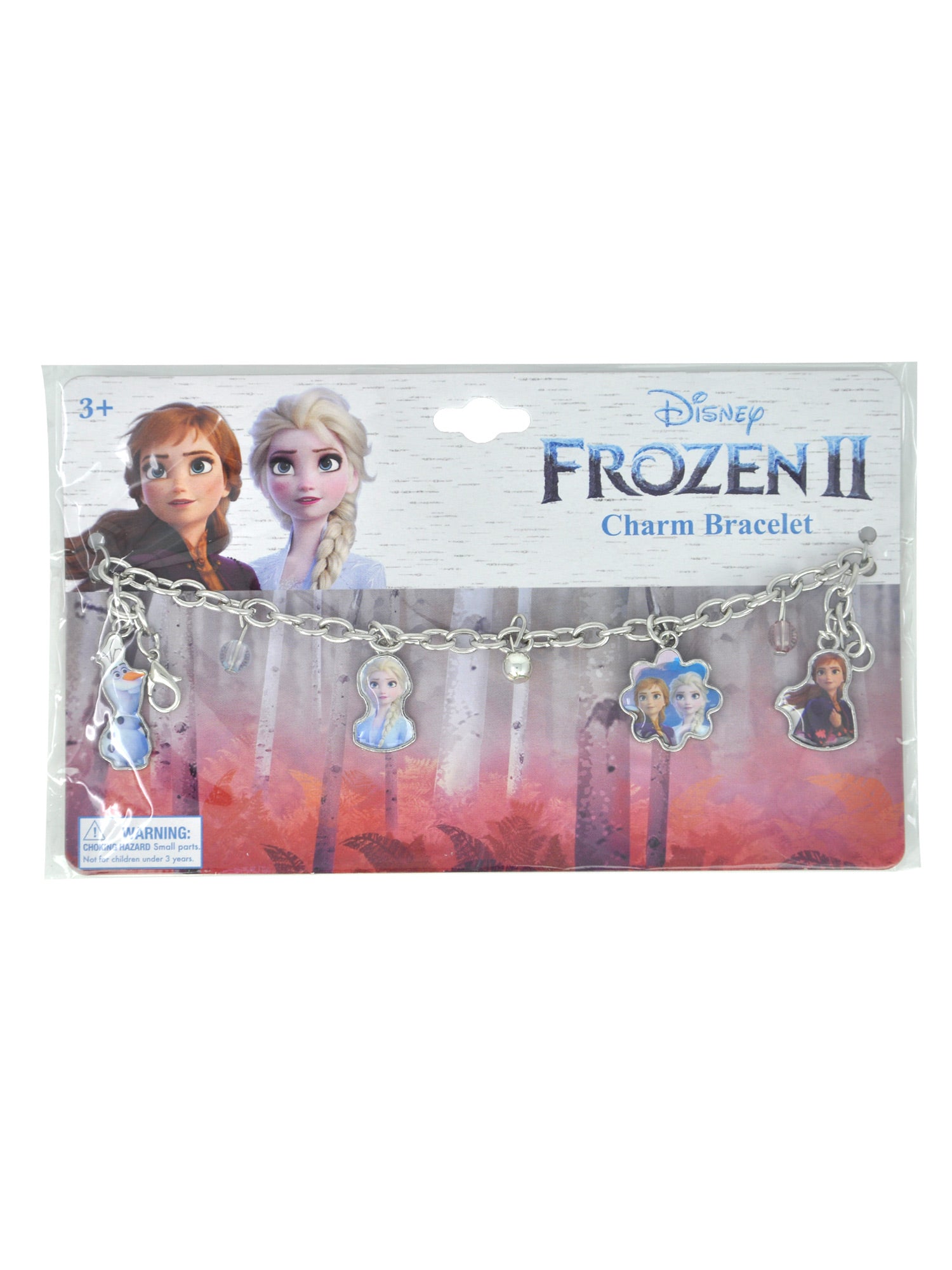 Disney Frozen II Girls Charm Bracelet Elsa Anna Olaf 2-Pack