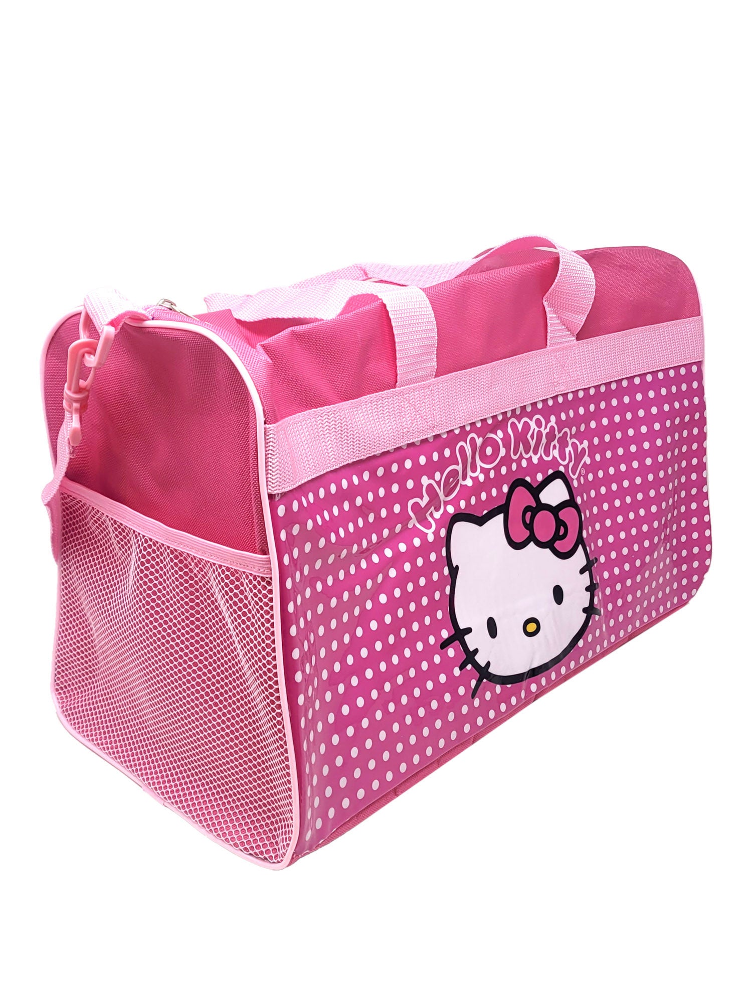 Hello Kitty Duffel Bag 18" Travel Carry On Overnight Travel Dance Girls Pink