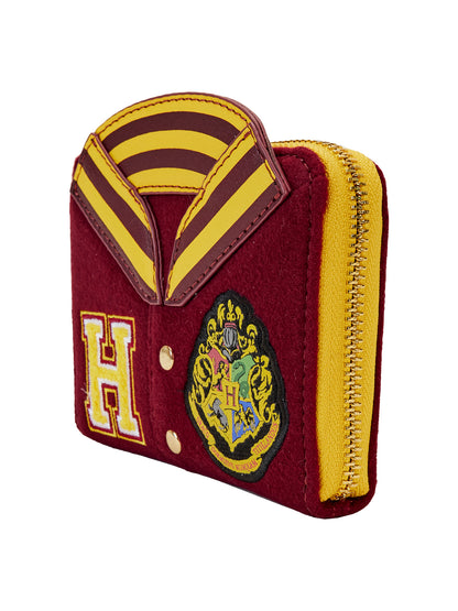 Loungefly Harry Potter Cosplay Wallet Zip Around Hogwarts Embroidered