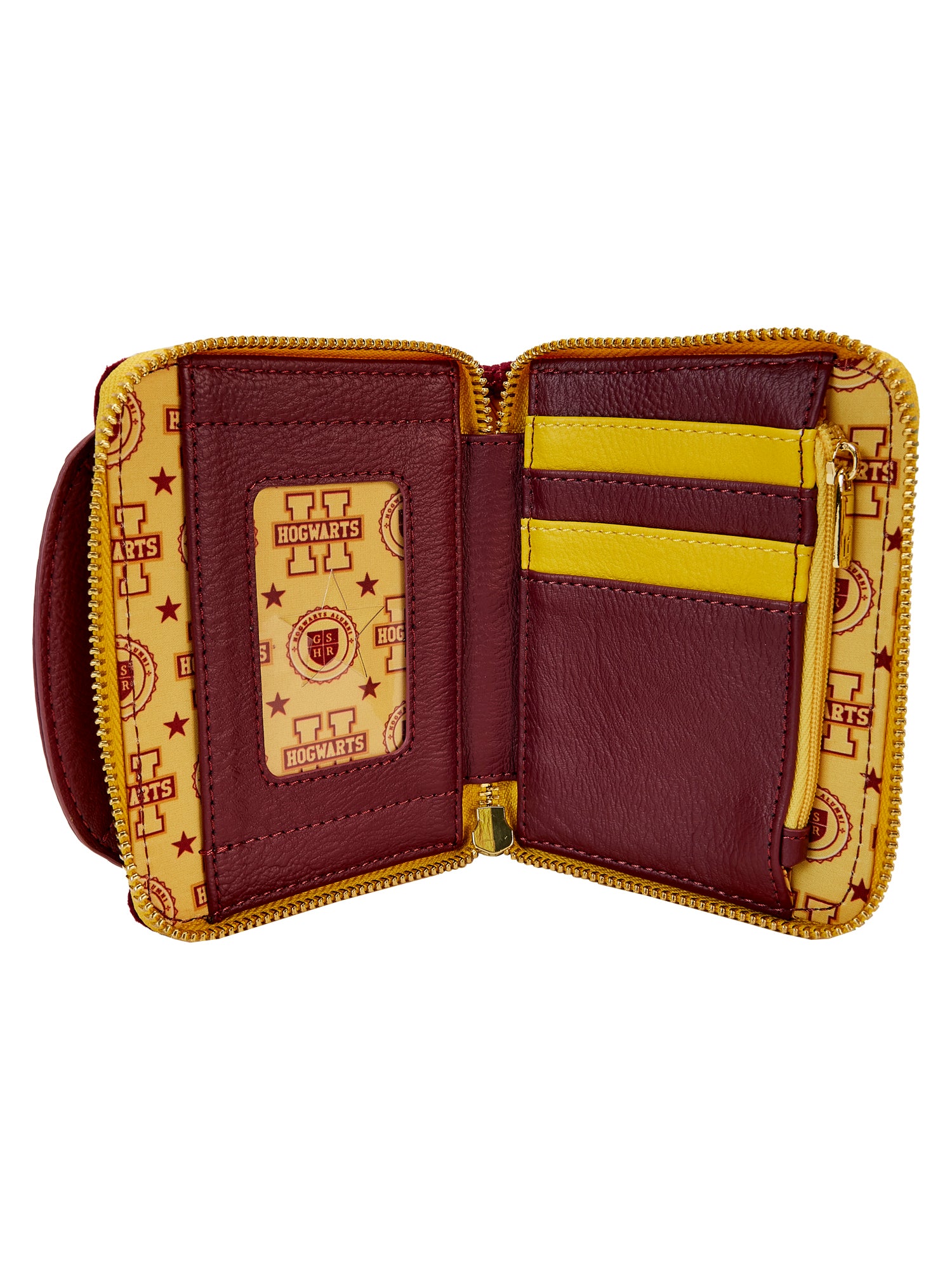 Loungefly Harry Potter Cosplay Wallet Zip Around Hogwarts Embroidered