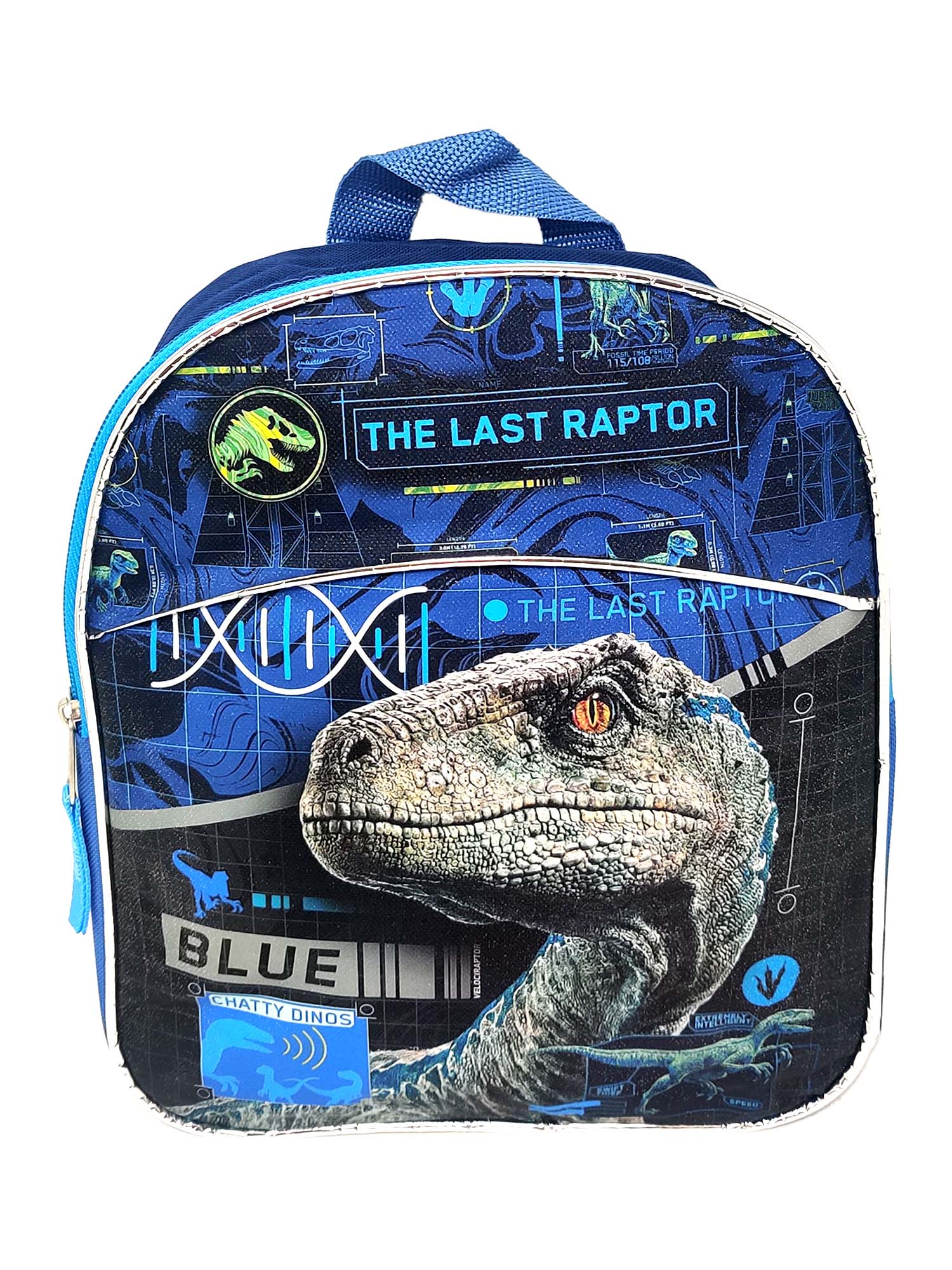 Jurassic World Backpack 11" Mini Raptor Velociraptor Dinosaur Bag Boys Black