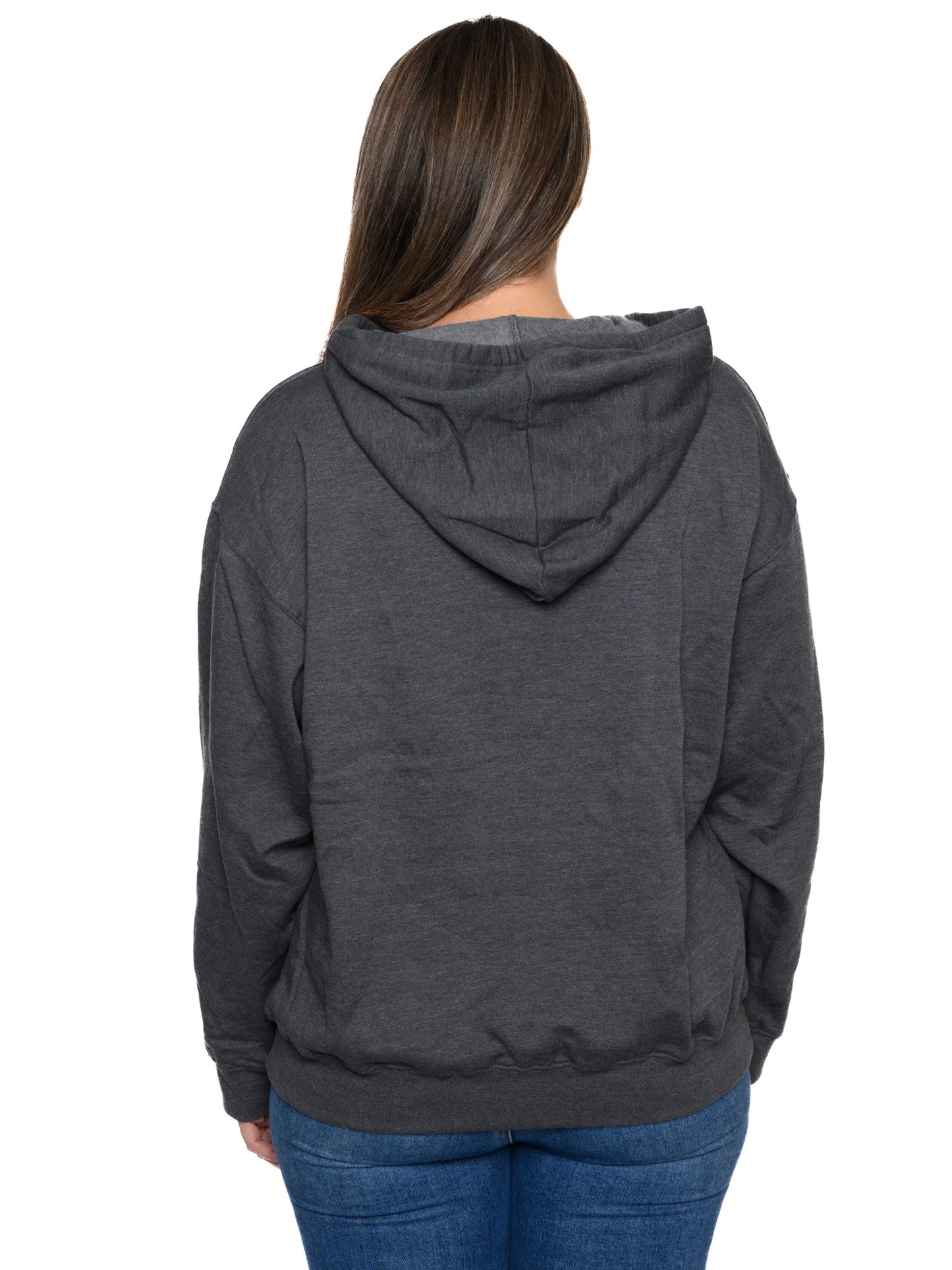 Women's and Plus Harry Potter Hoodie Sweatshirt Pullover Hogwarts Gray