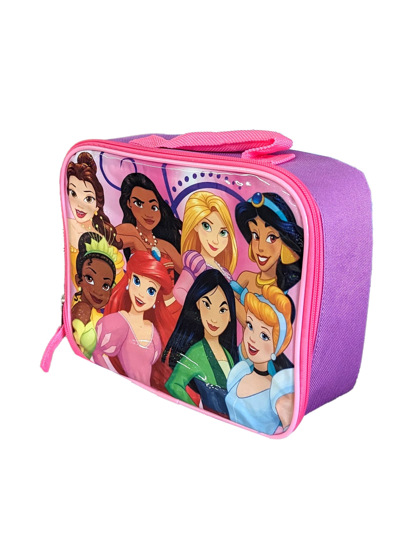 Disney Princesses Lunch Bag Insulated Ariel Tiana w/ 2-Pack Food Containers Set