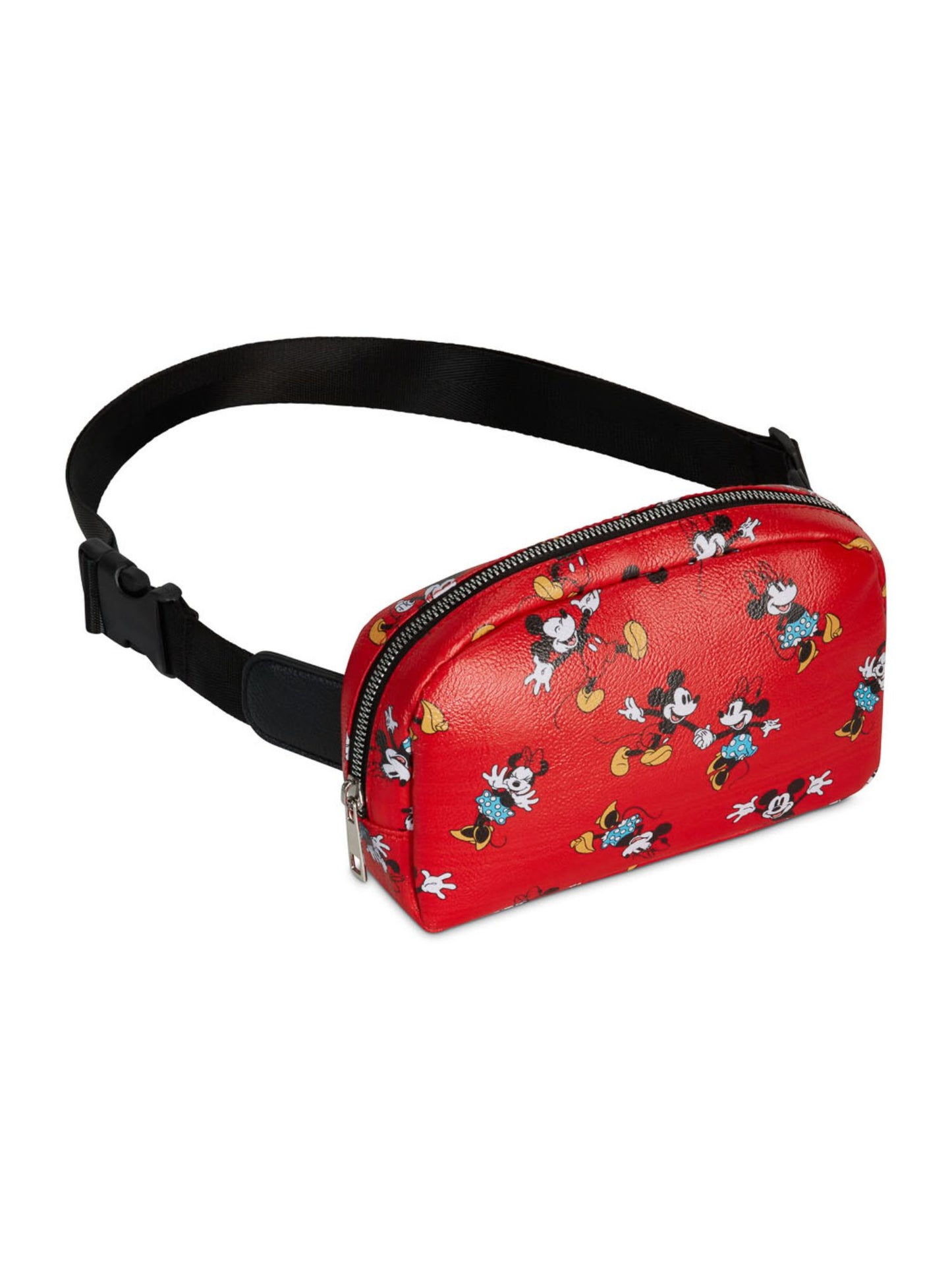 Disney Mickey & Minnie Mouse Belt Bag Crossbody Fanny Pack Waist Bag Women's Red