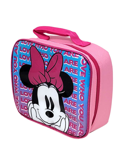 Minnie Mouse Lunch Bag Insulated Disney Smiles Bows Girls Pink School Daycare