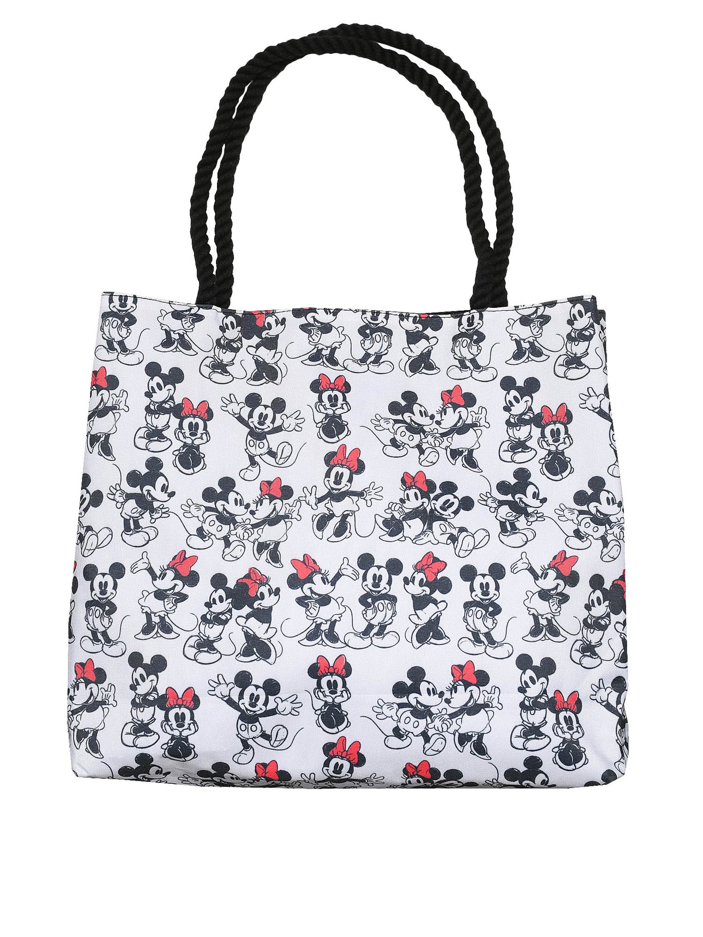 Mickey Minnie Mouse Tote Bag Rope Handle Carry-On Travel Disney Beach Bag