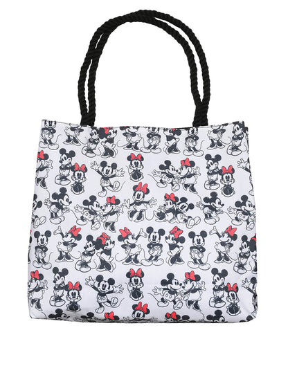 Mickey Minnie Mouse Tote Bag Rope Handle Carry-On Travel Disney Beach Bag