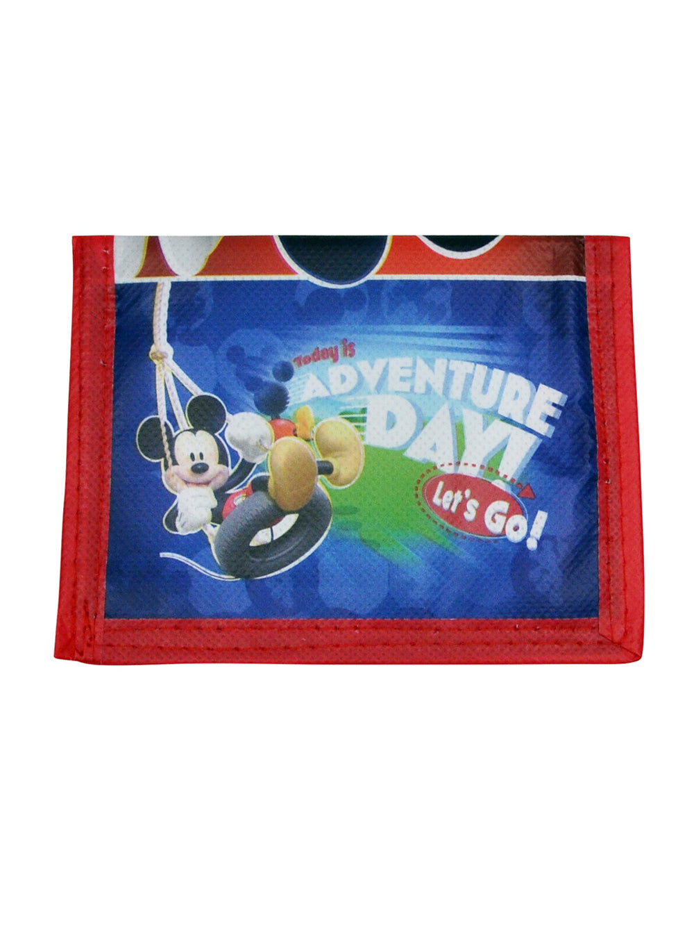 Boys Mickey Mouse Clubhouse Bi-Fold Wallet Red Blue