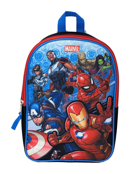 Marvel Avengers Backpack Toddler 11" Iron Man Captain America Spider-Man Boys