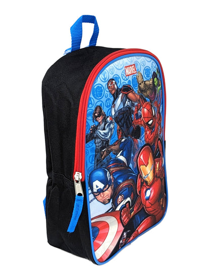 Marvel Avengers Backpack Toddler 11" Iron Man Captain America Spider-Man Boys