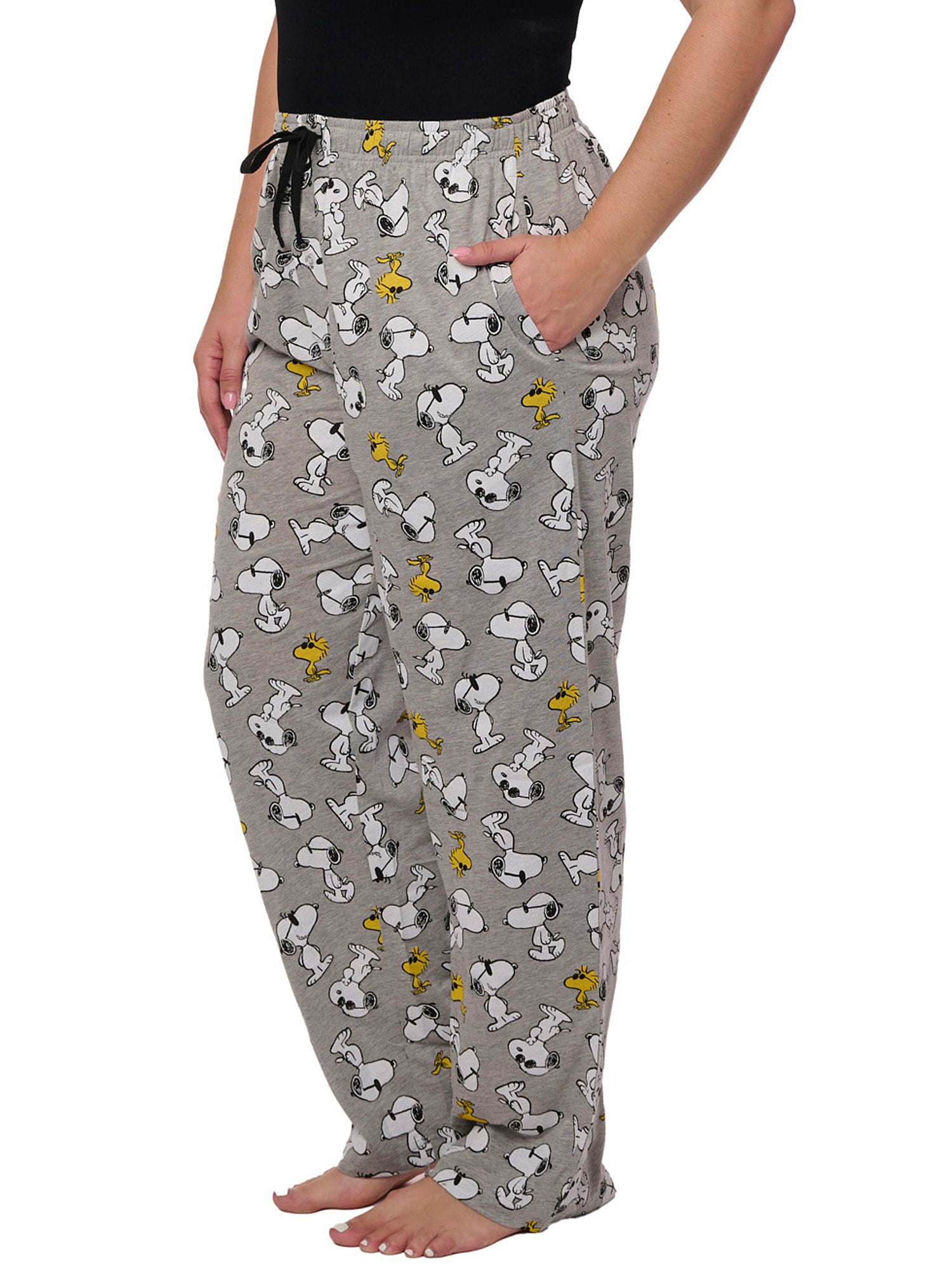 Peanuts Snoopy & Woodstock Women's Pajama Pants Lounge Wear