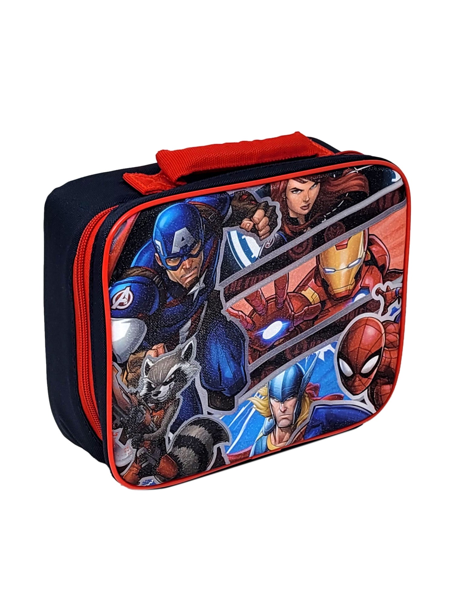 Boys Marvel Avengers Lunch Bag Insulated Spider-Man Thor Rocket Raccoon School