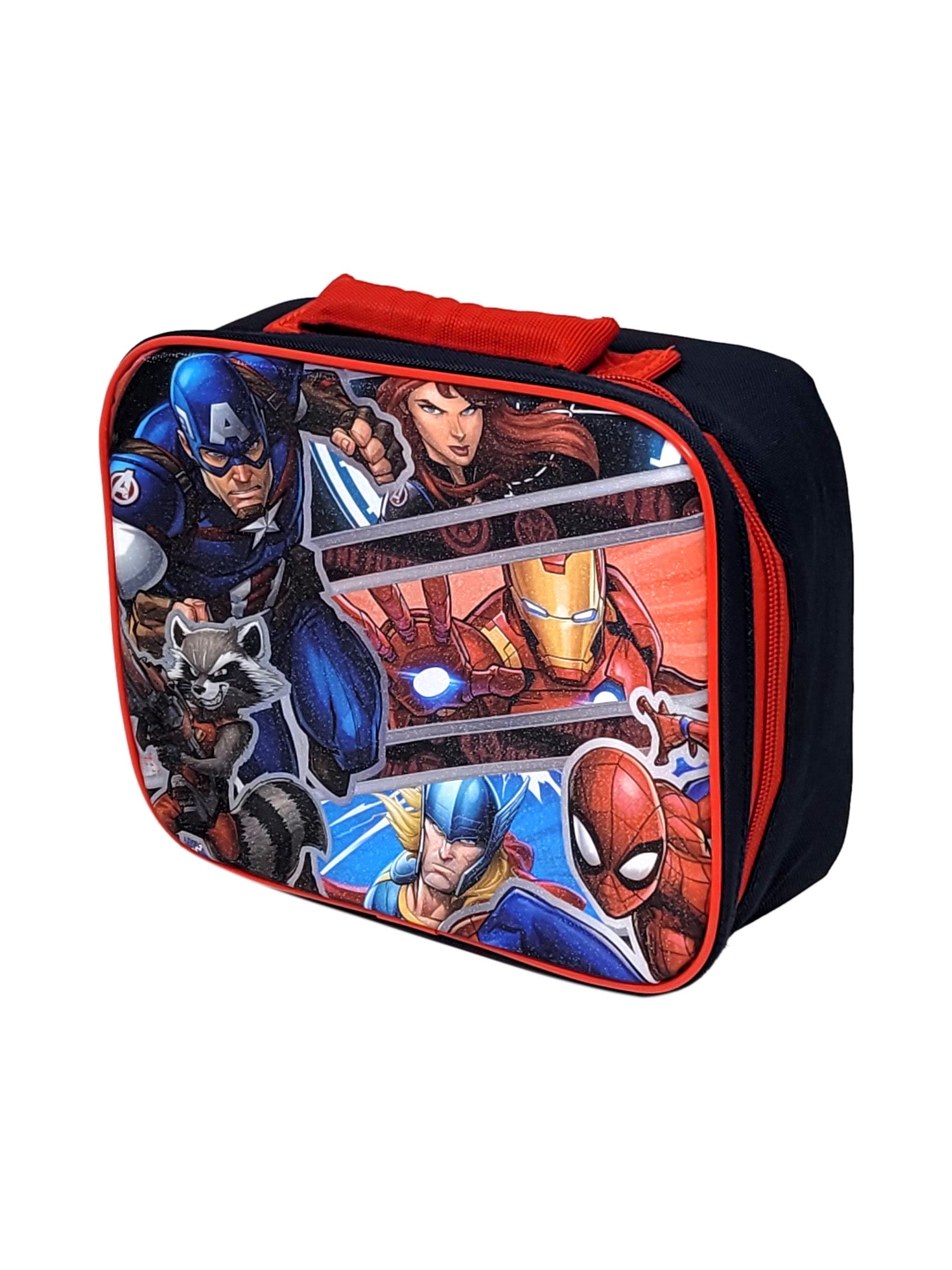 Boys Marvel Avengers Lunch Bag Insulated Spider-Man Thor Rocket Raccoon School