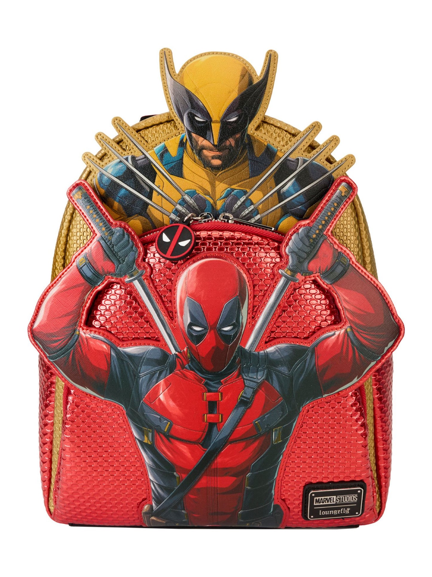 Loungefly x Marvel Deadpool 3 Mini Backpack Wolverine Cosplay