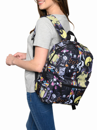 Nightmare Before Christmas Skellington Backpack 16" Laptop Deluxe Adult