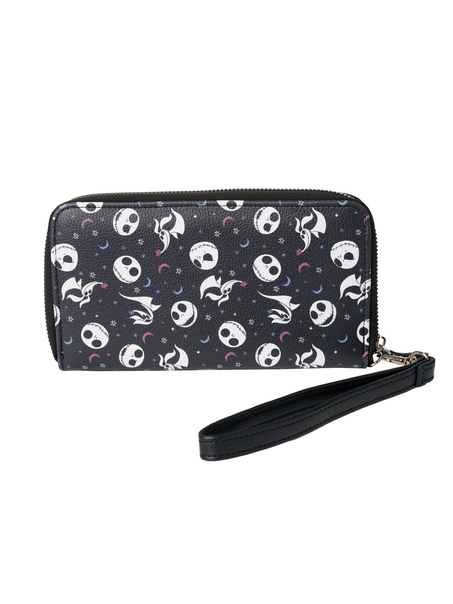 Nightmare Before Christmas Womens Zip Around Wallet All-Over Print Wristlet