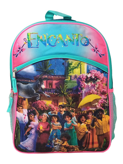 Encanto Backpack 16" Disney Girls Madrigal Family Maribel Isabela Luisa Bruno