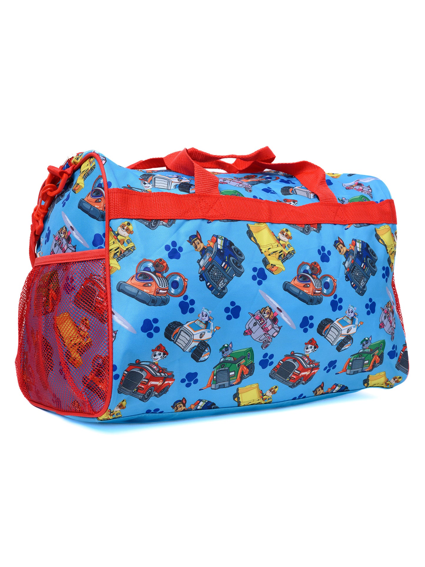 Paw Patrol Duffel Bag 16" Carry-On Chase w/ Mesh Zipper Travel Pouch Set