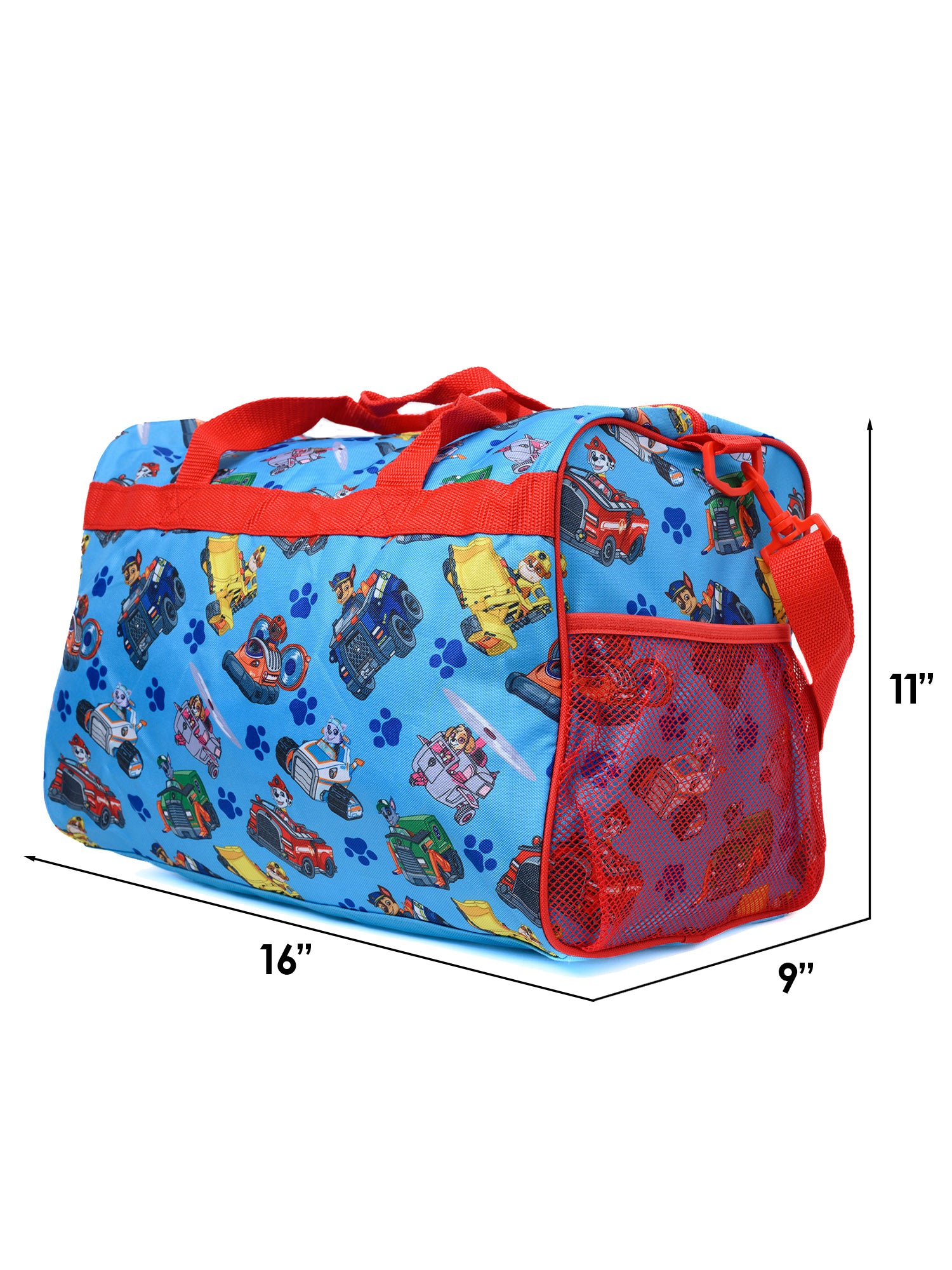 Paw Patrol Duffel Bag 16" Carry-on Chase Marshall Skye Polyester Boys Girls