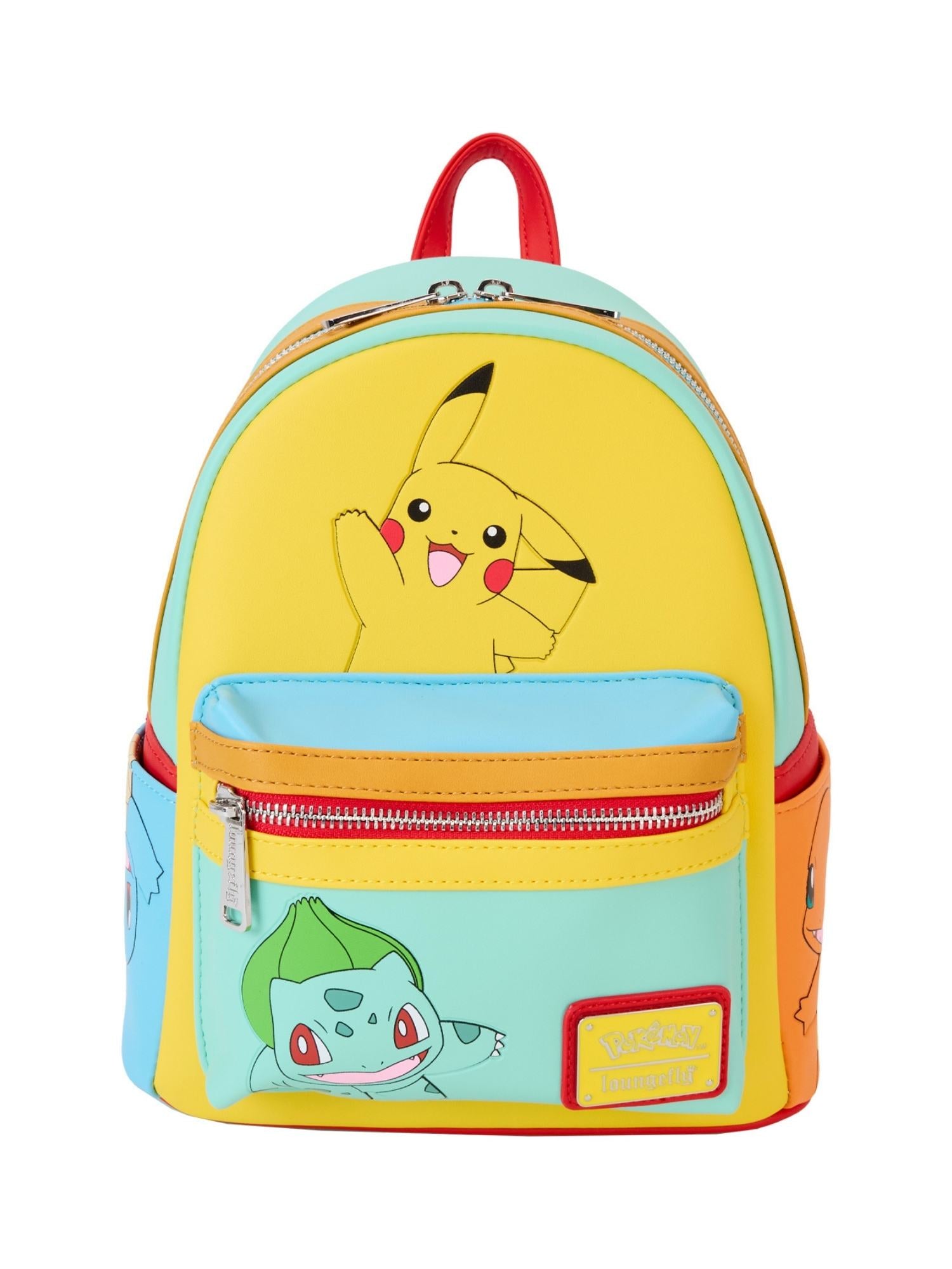 Loungefly x Pokemon Characters Color Block Mini Backpack